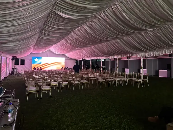 Carpa para evento institucional en Concepción